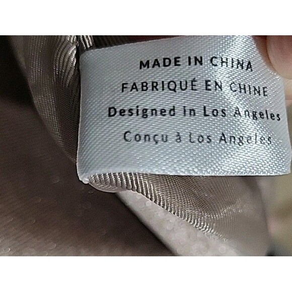 Melie Bianco Estela Taupe Velvet Rhinestone Top Handle Bag - Msrp $68 NWT - Picture 5 of 16